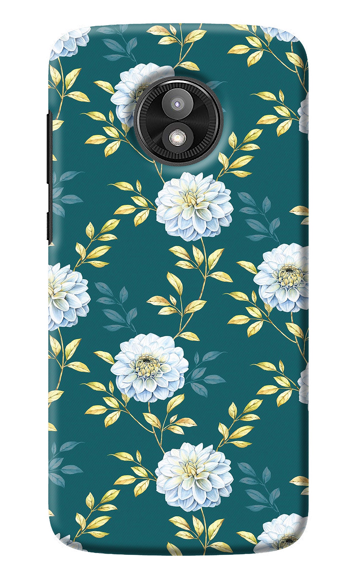 Flowers Moto E5 Play Back Cover