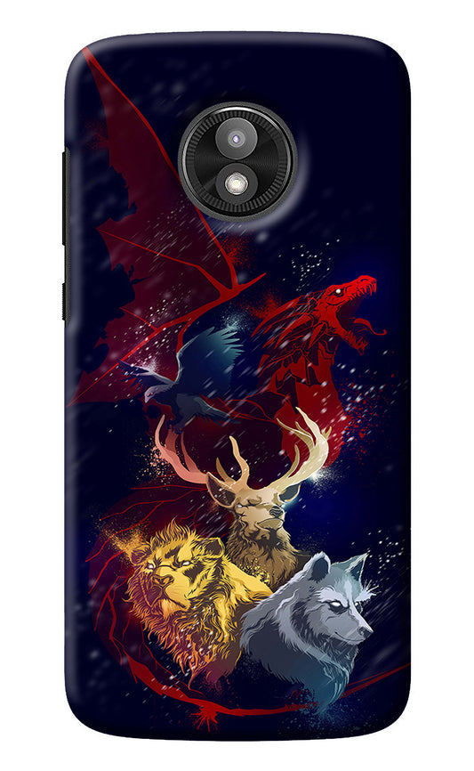 Game Of Thrones Moto E5 Play Back Cover