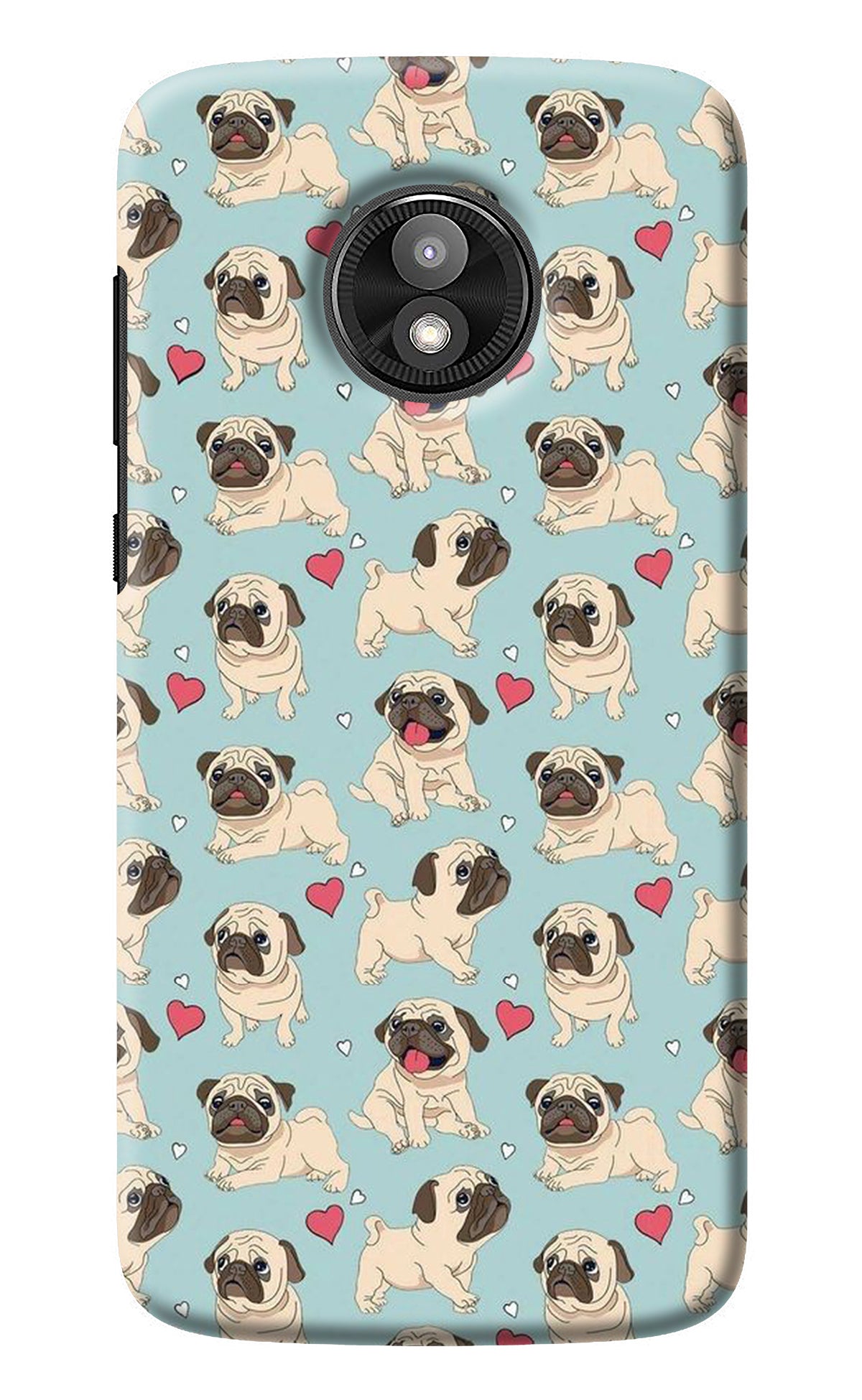 Pug Dog Moto E5 Play Back Cover