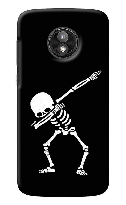 Dabbing Skeleton Art Moto E5 Play Back Cover