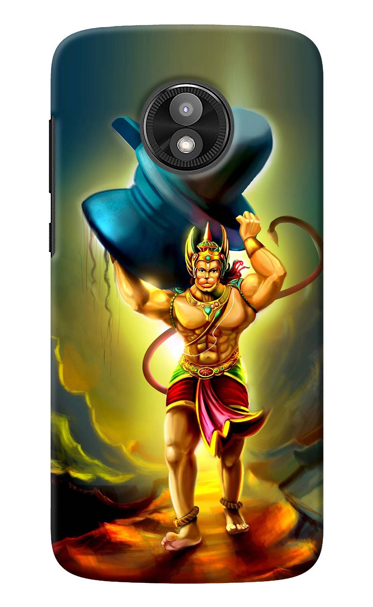 Lord Hanuman Moto E5 Play Back Cover