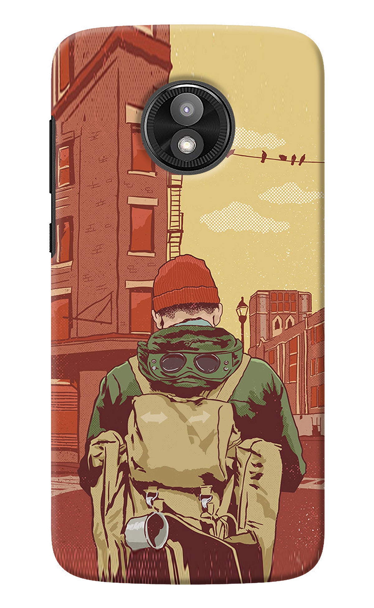 Adventurous Moto E5 Play Back Cover