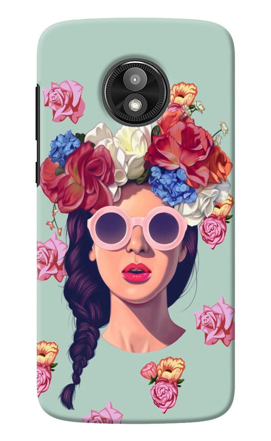 Pretty Girl Moto E5 Play Back Cover