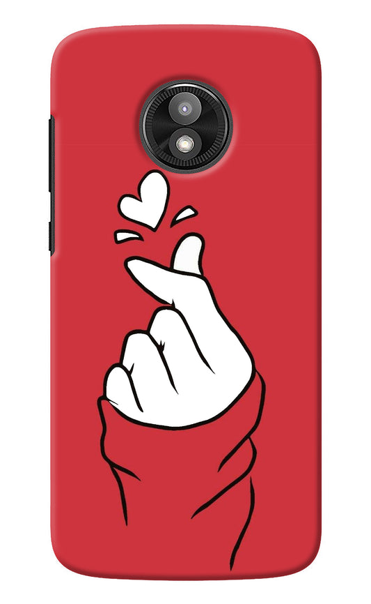 Korean Love Sign Moto E5 Play Back Cover