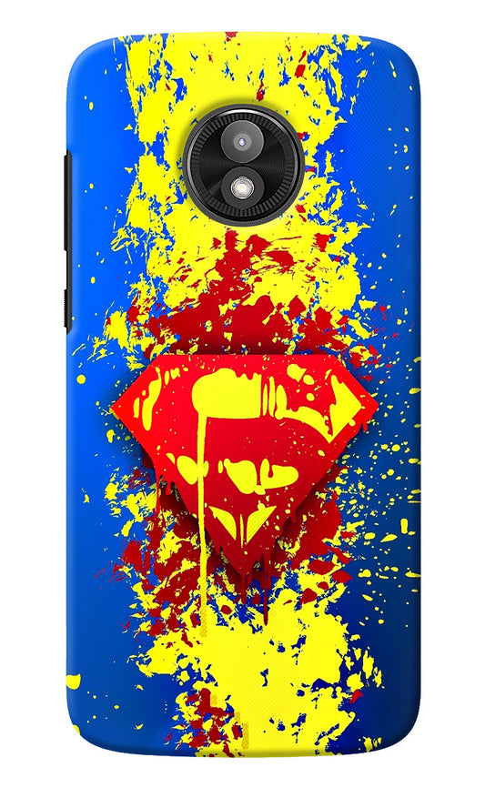 Superman logo Moto E5 Play Back Cover