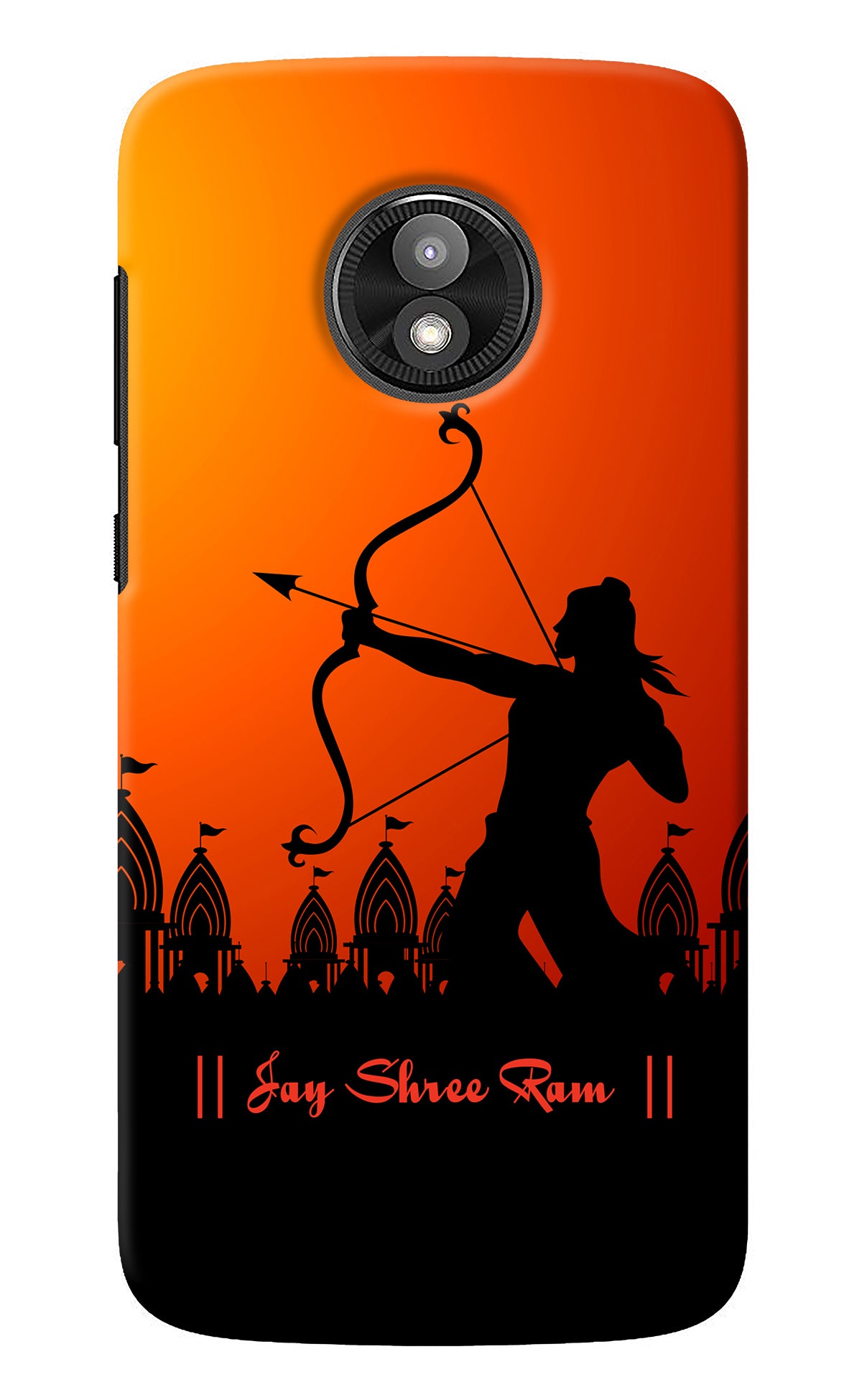 Lord Ram - 4 Moto E5 Play Back Cover