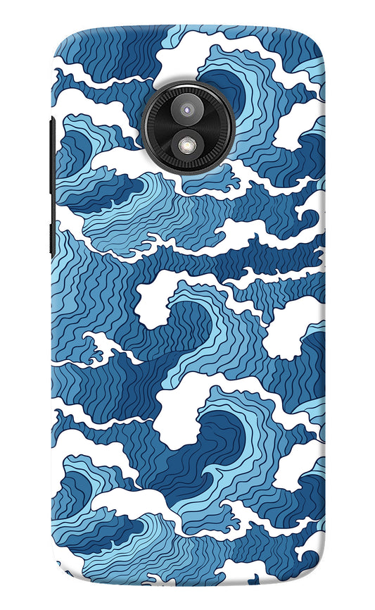 Blue Waves Moto E5 Play Back Cover