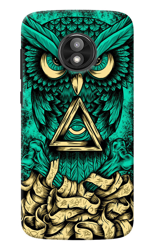 Green Owl Moto E5 Play Back Cover