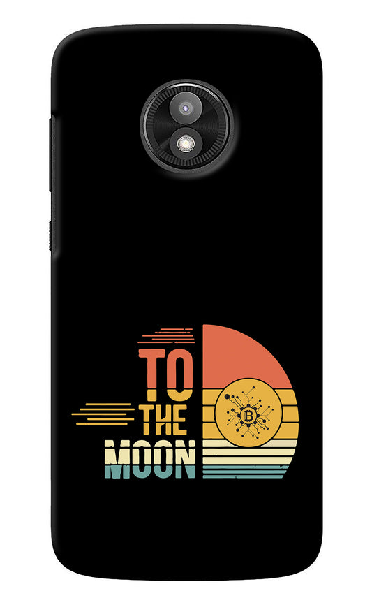 To the Moon Moto E5 Play Back Cover