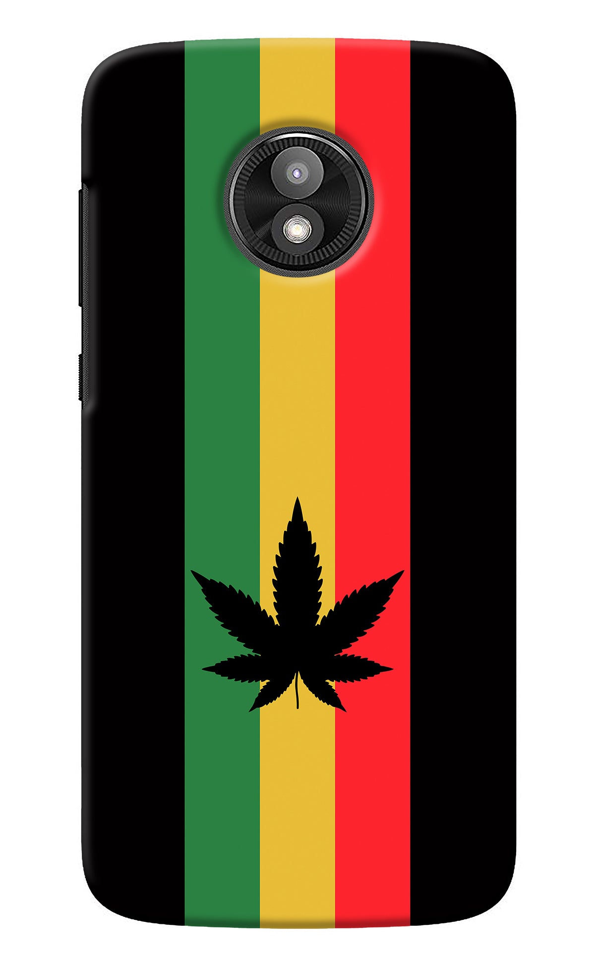 Weed Flag Moto E5 Play Back Cover