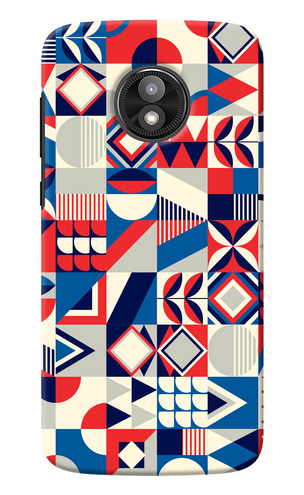 Colorful Pattern Moto E5 Play Back Cover