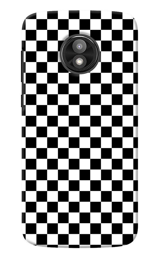 Chess Board Moto E5 Play Back Cover