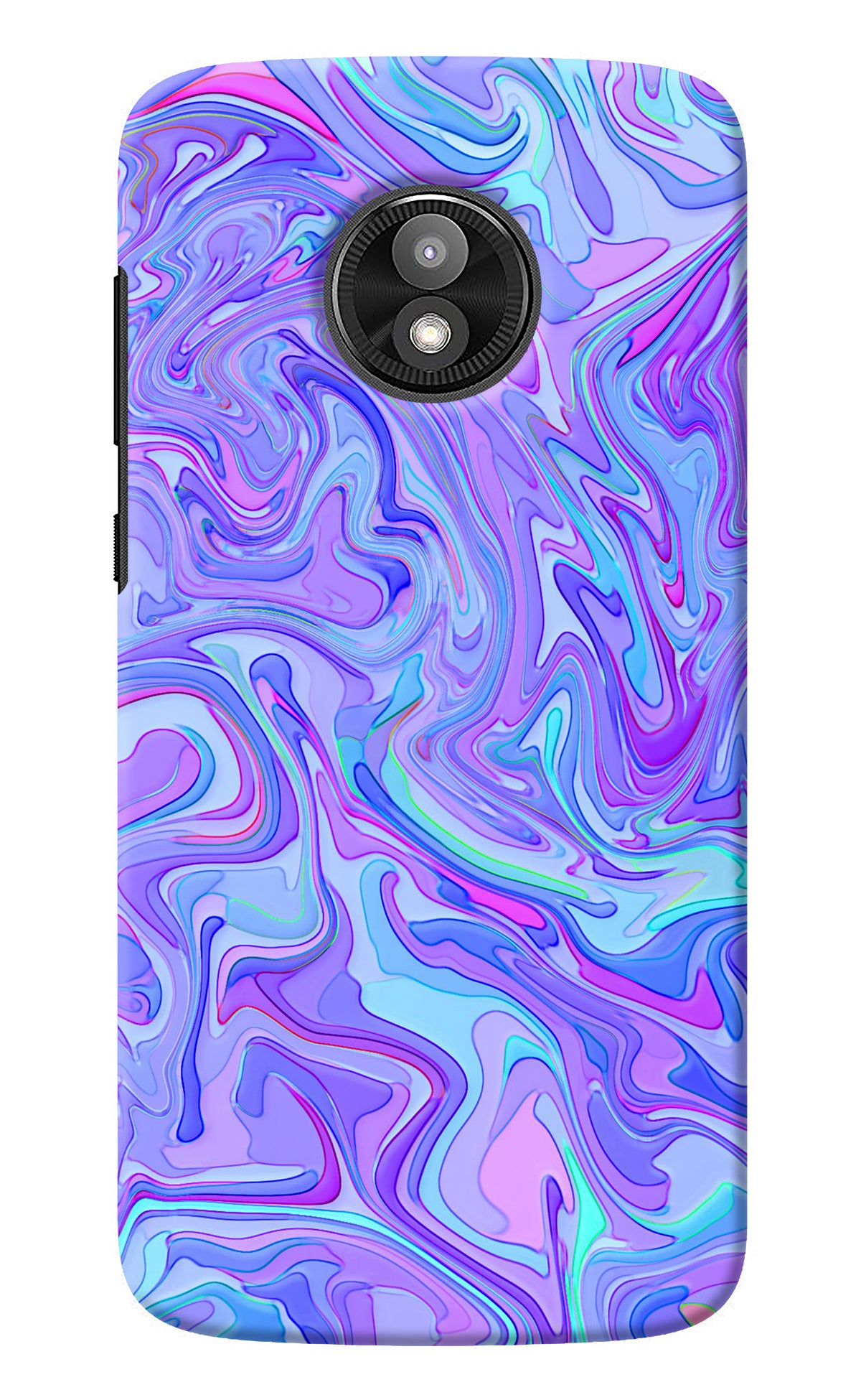 Glitter Moto E5 Play Back Cover