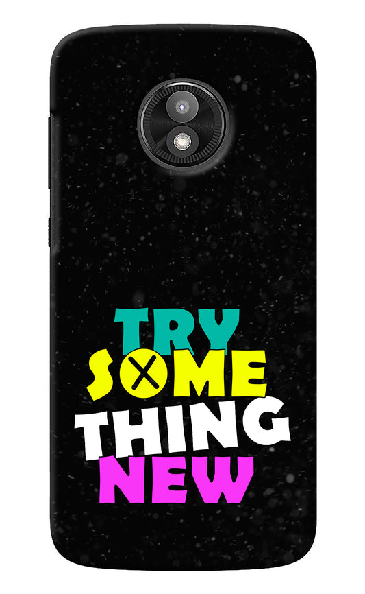 Try Something New Moto E5 Play Back Cover