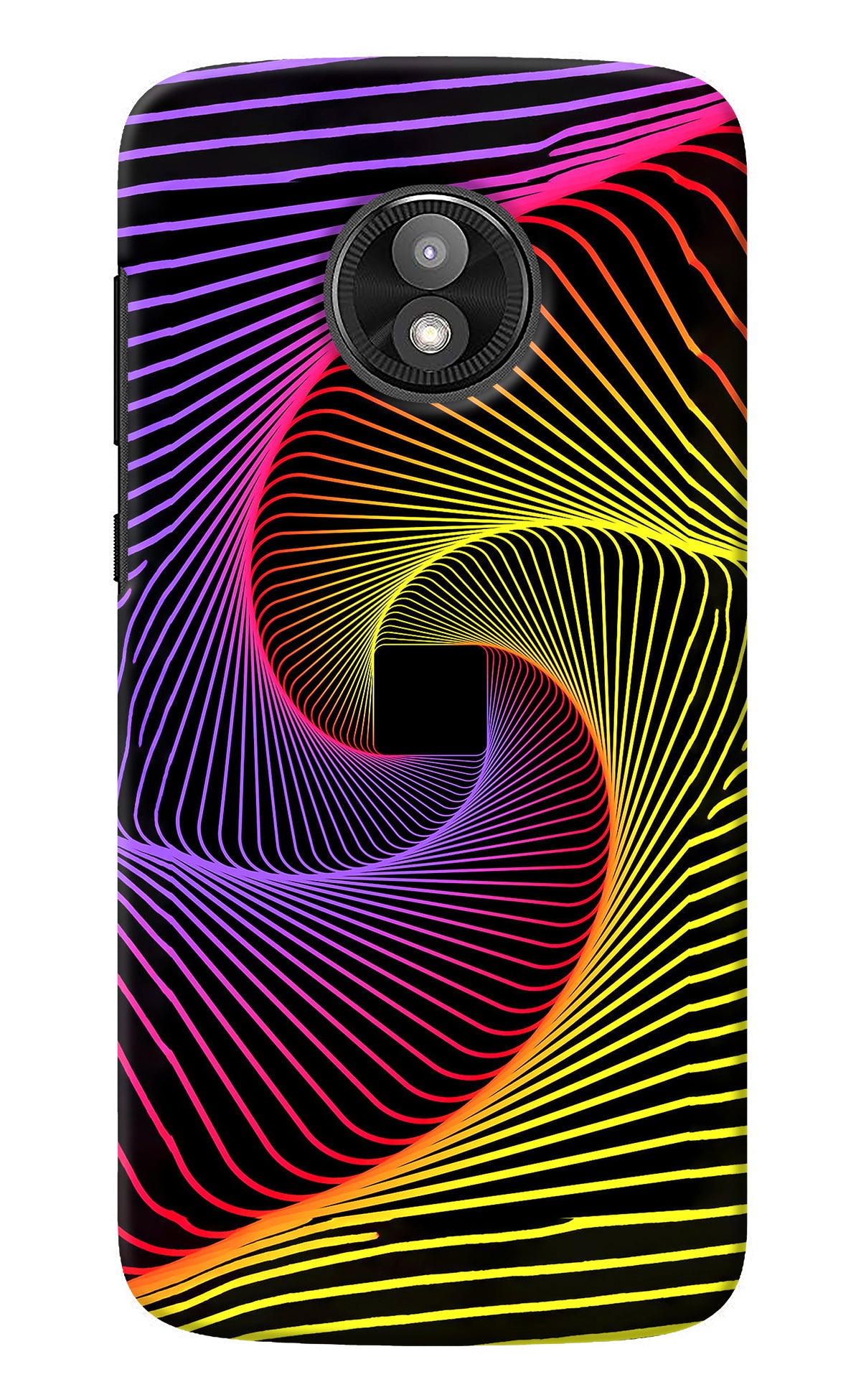 Colorful Strings Moto E5 Play Back Cover