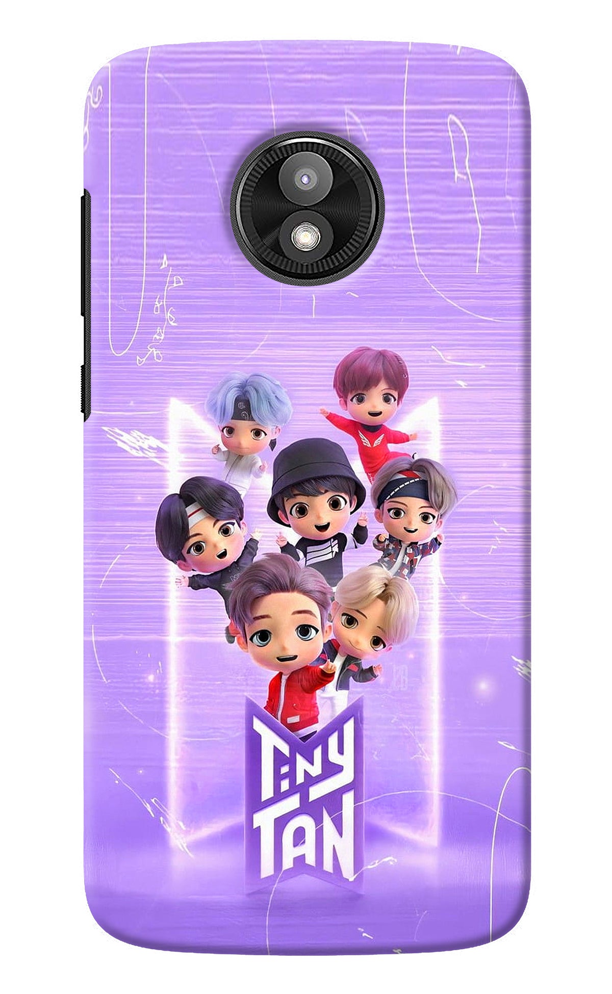 BTS Tiny Tan Moto E5 Play Back Cover