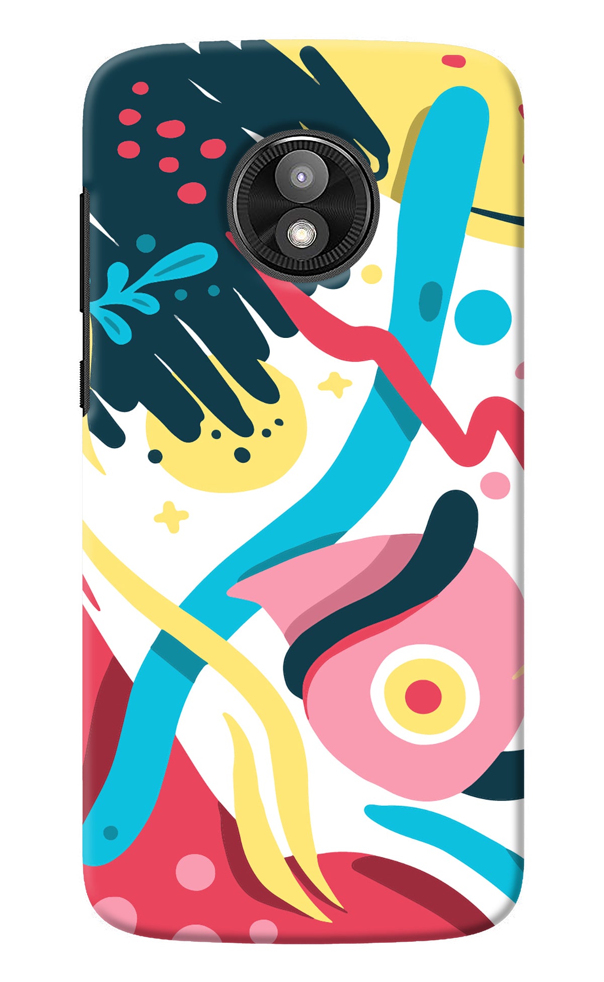 Trippy Moto E5 Play Back Cover