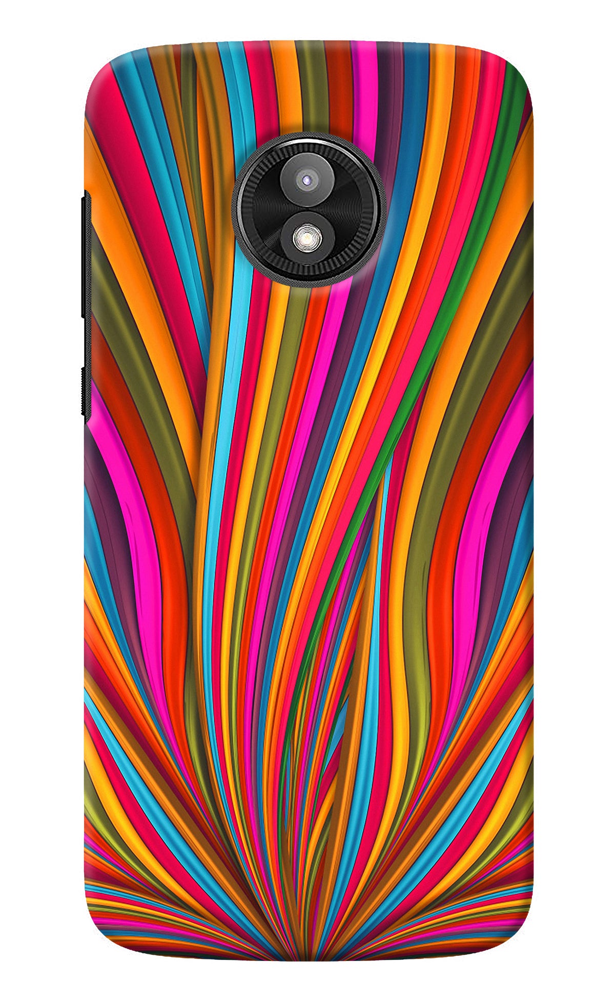 Trippy Wavy Moto E5 Play Back Cover