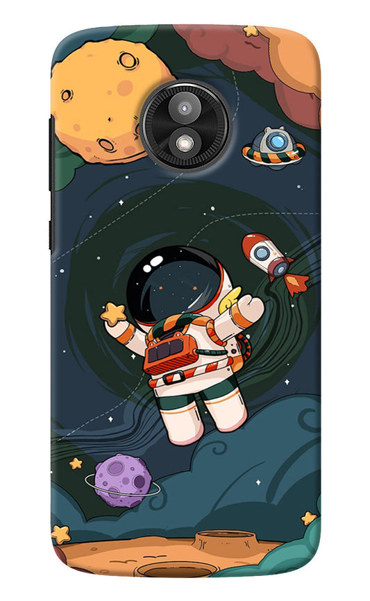Cartoon Astronaut Moto E5 Play Back Cover