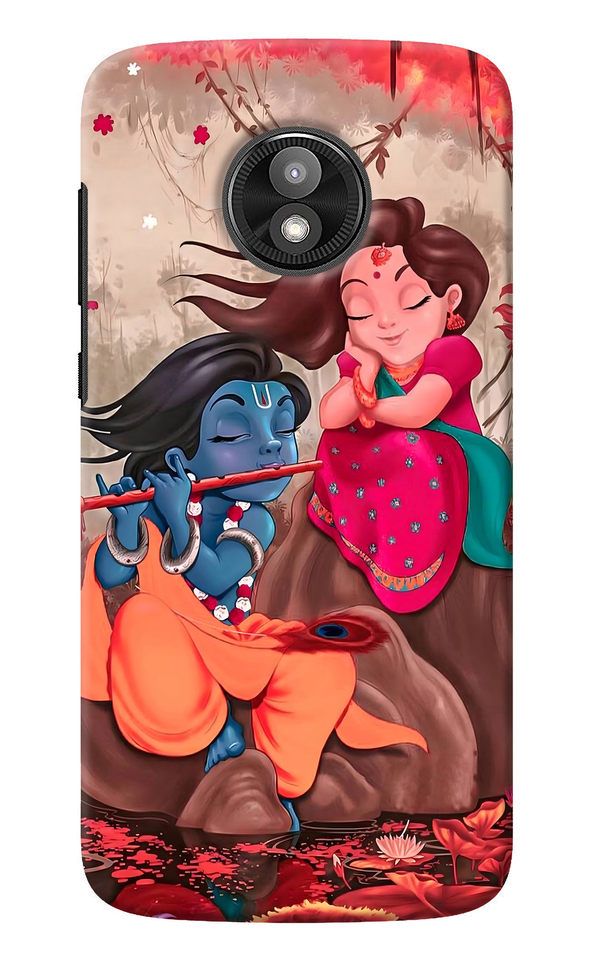 Radhe Krishna Moto E5 Play Back Cover