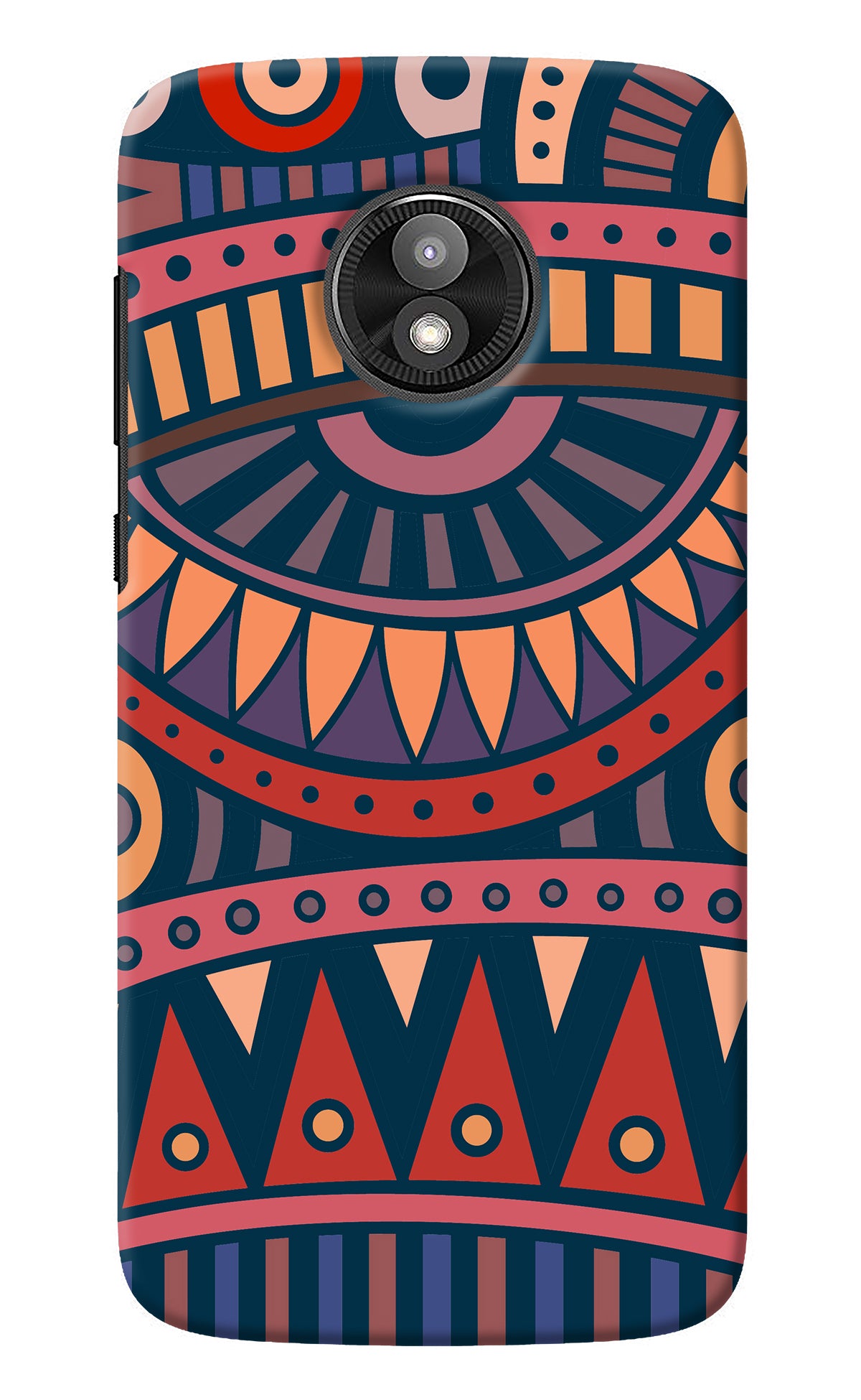 African Culture Design Moto E5 Play Back Cover