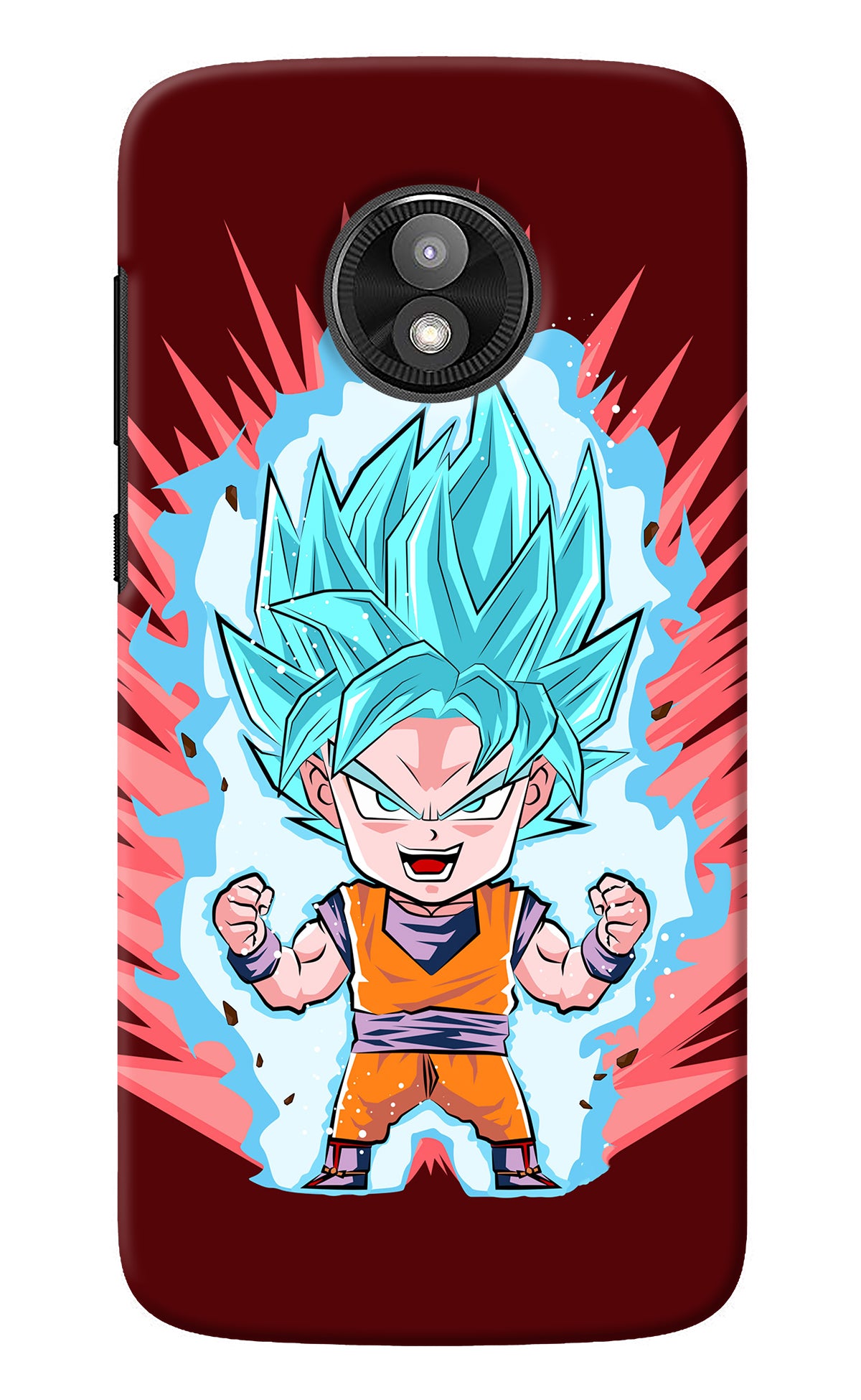 Goku Little Moto E5 Play Back Cover