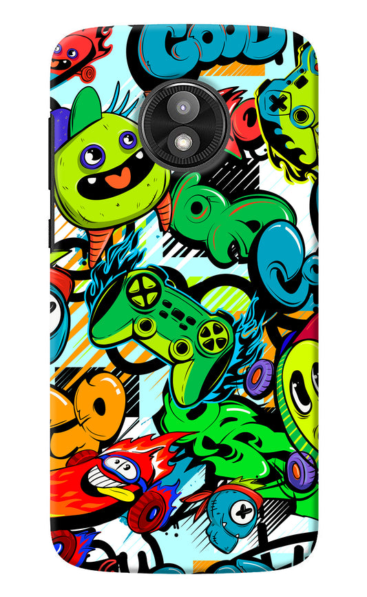 Game Doodle Moto E5 Play Back Cover