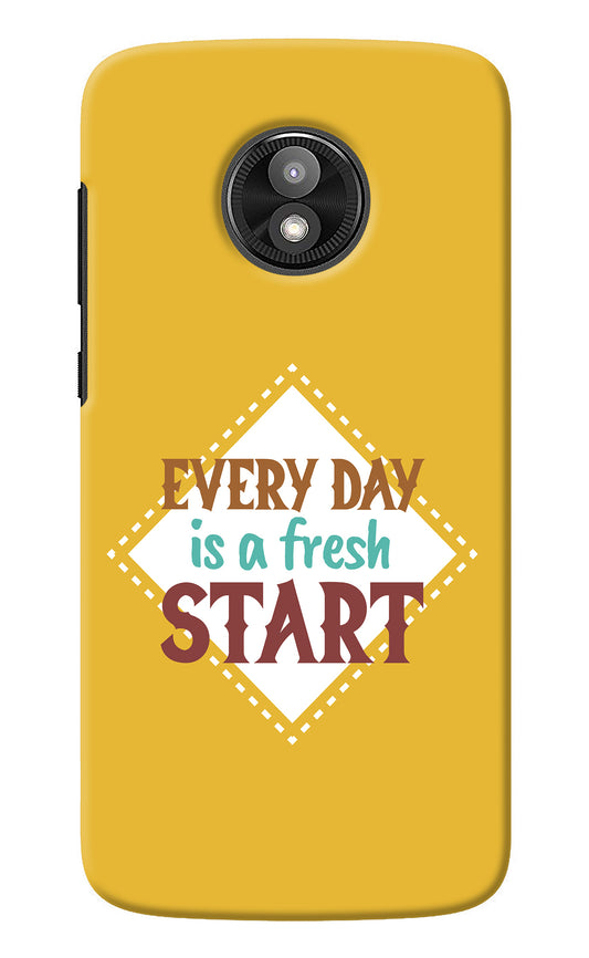 Every day is a Fresh Start Moto E5 Play Back Cover
