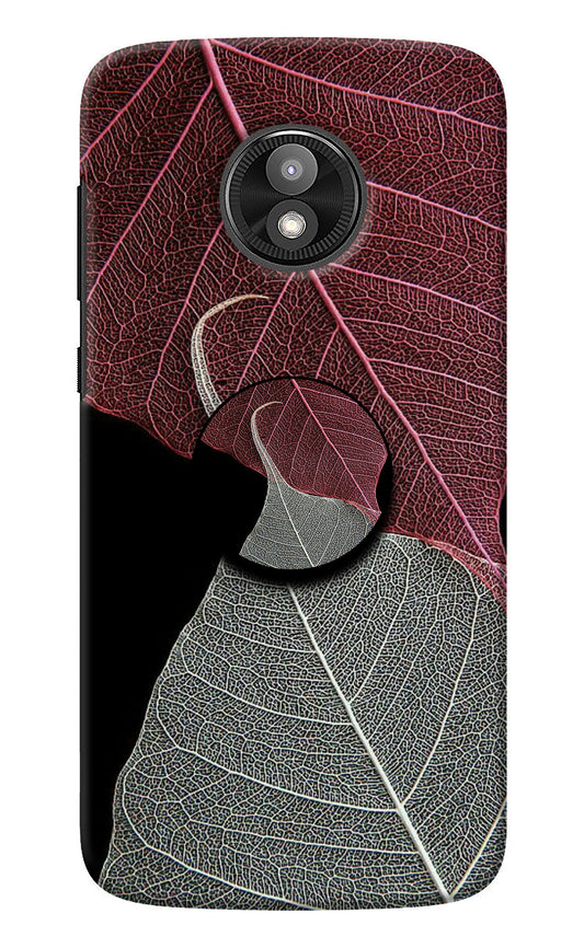 Leaf Pattern Moto E5 Play Pop Case