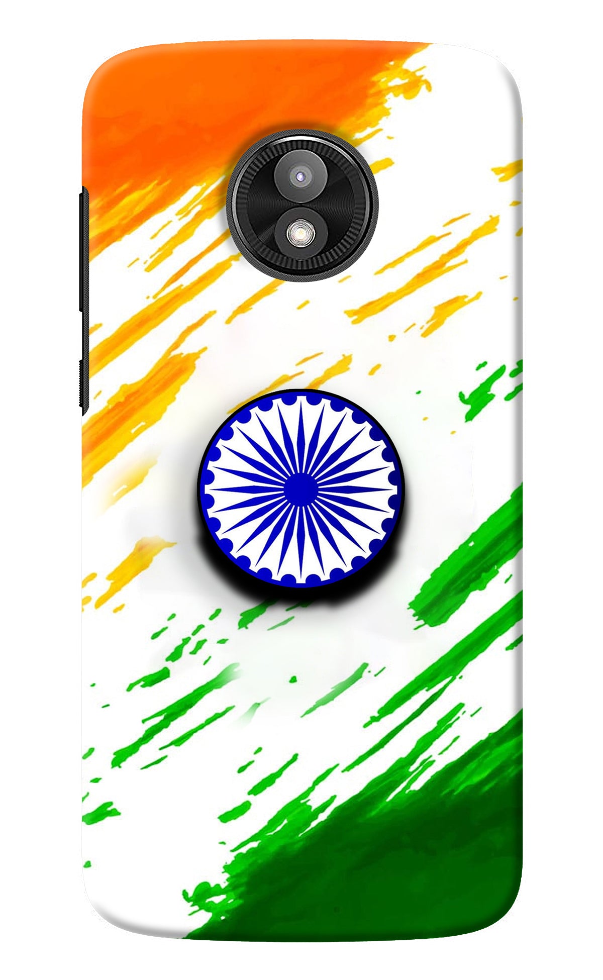 Indian Flag Ashoka Chakra Moto E5 Play Pop Case