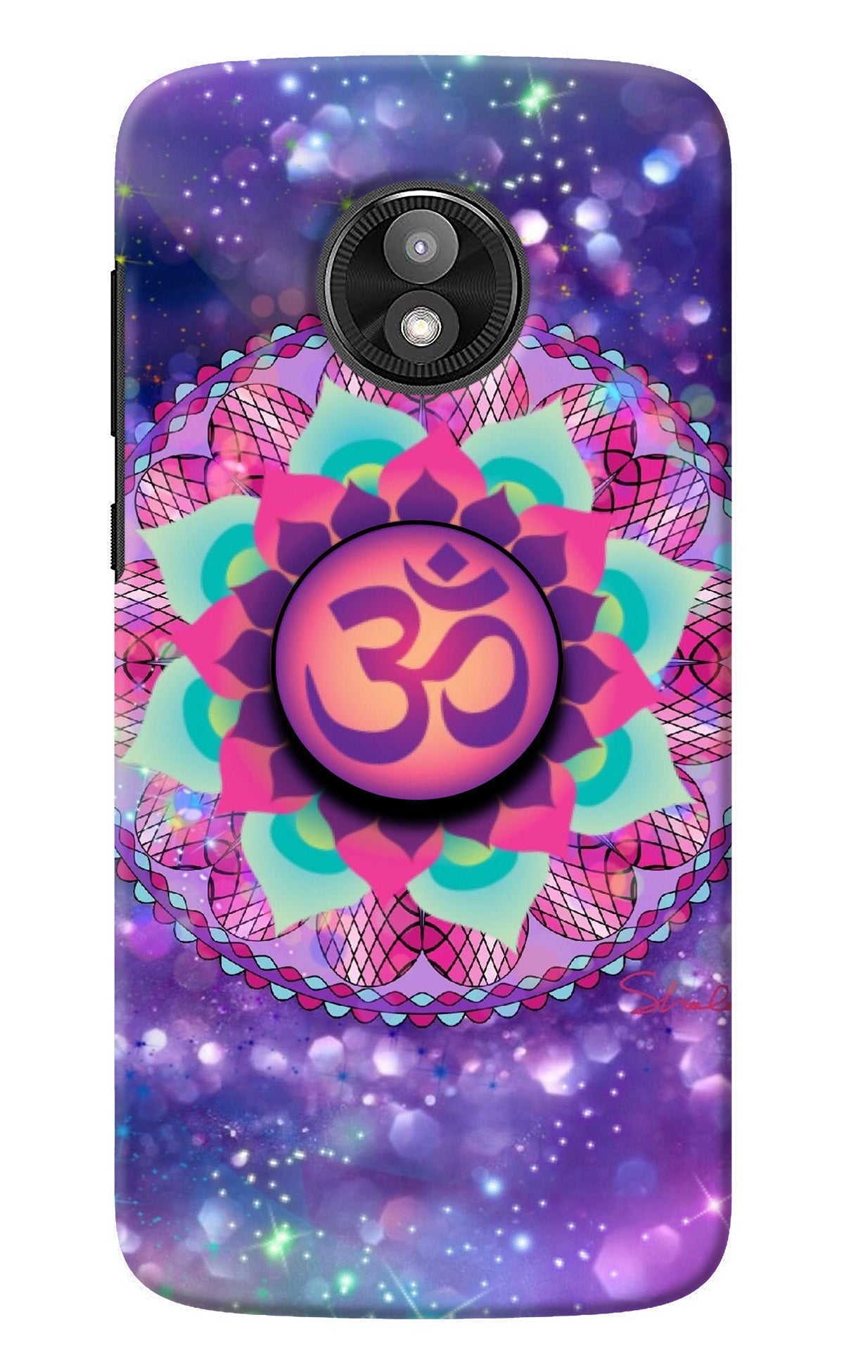 Om Purple Moto E5 Play Pop Case