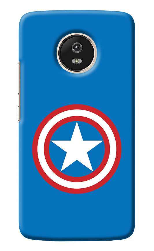 Captain America Logo Moto G5 Back Cover