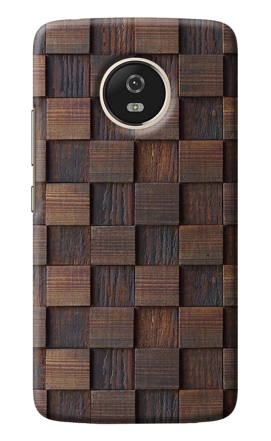 Wooden Cube Design Moto G5 Back Cover