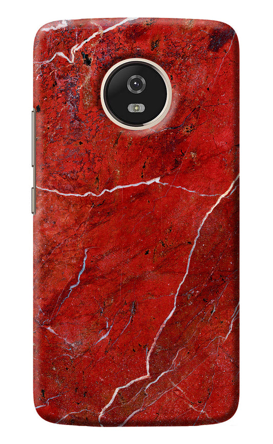 Red Marble Design Moto G5 Back Cover