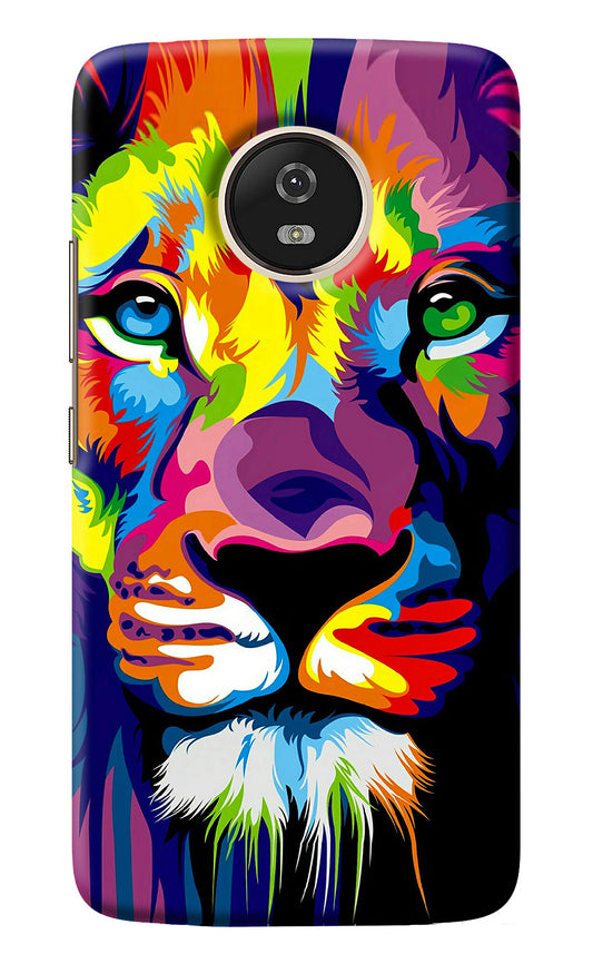 Lion Moto G5 Back Cover