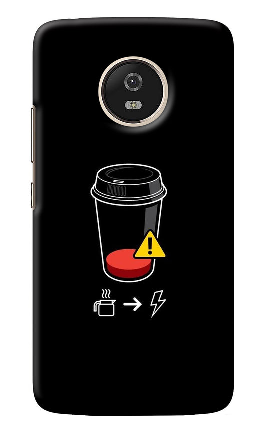 Coffee Moto G5 Back Cover