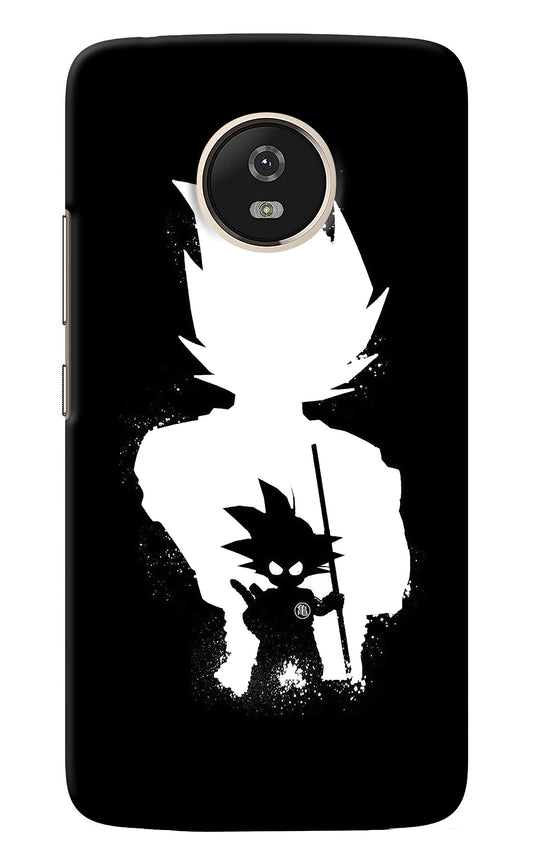 Goku Shadow Moto G5 Back Cover