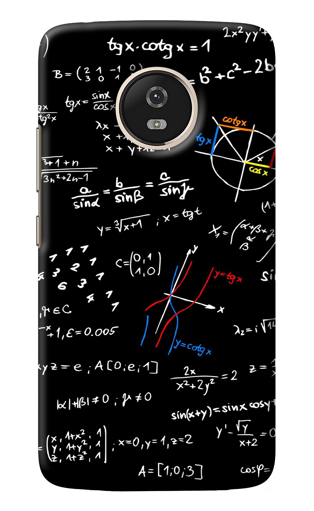 Mathematics Formula Moto G5 Back Cover