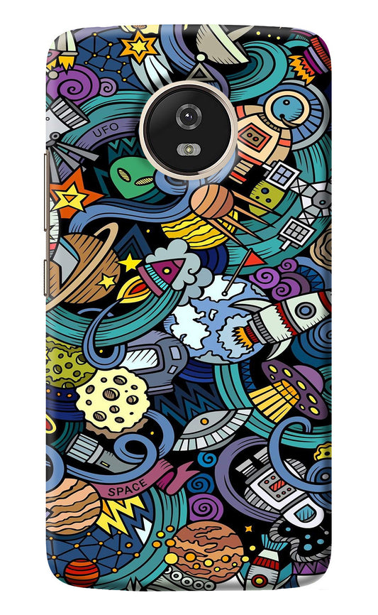 Space Abstract Moto G5 Back Cover