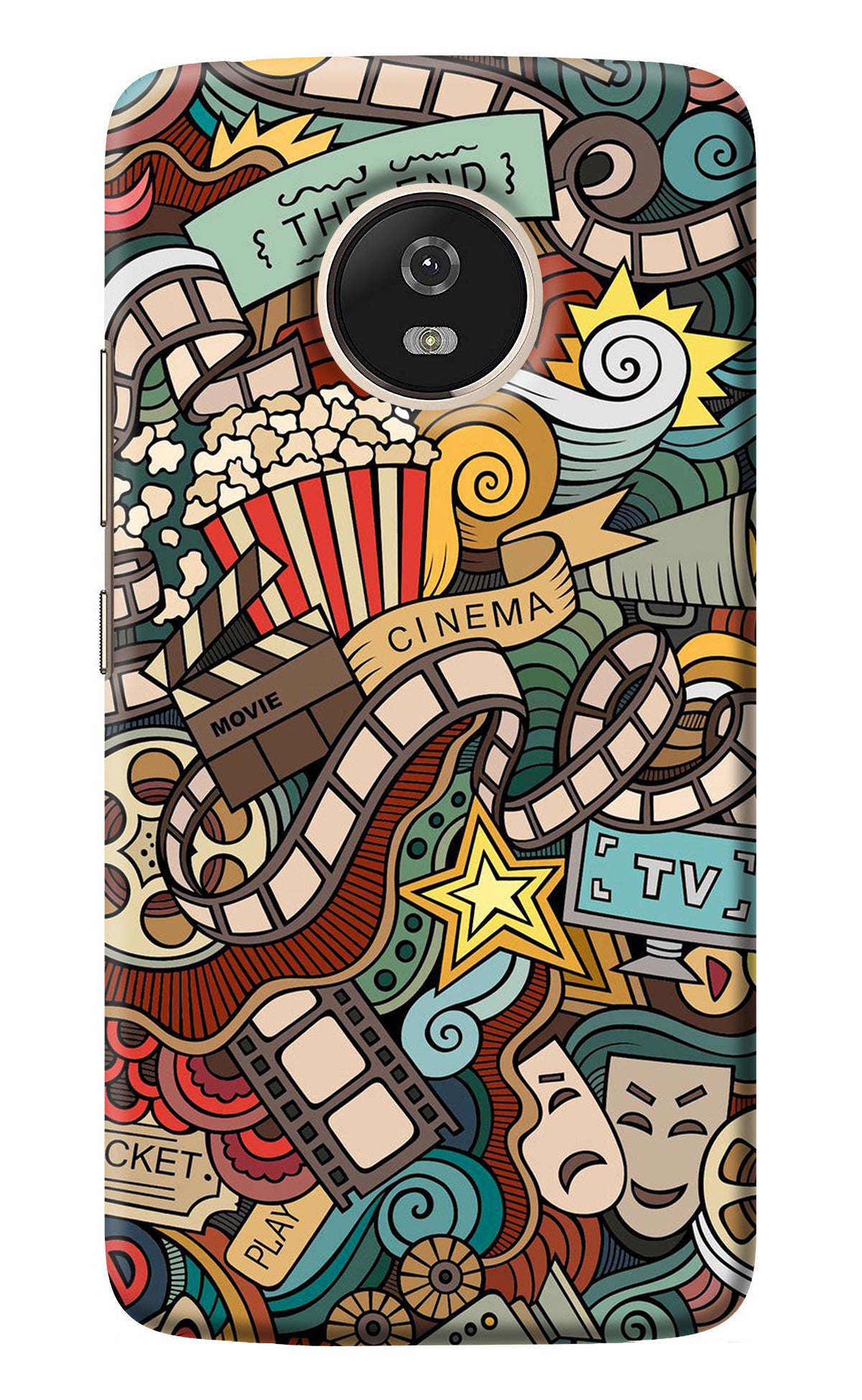 Cinema Abstract Moto G5 Back Cover