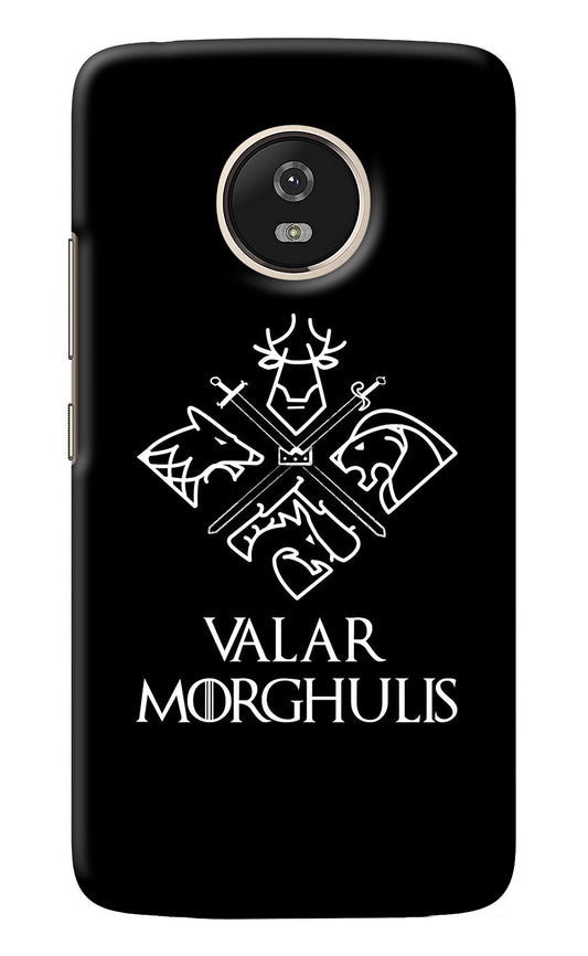 Valar Morghulis | Game Of Thrones Moto G5 Back Cover