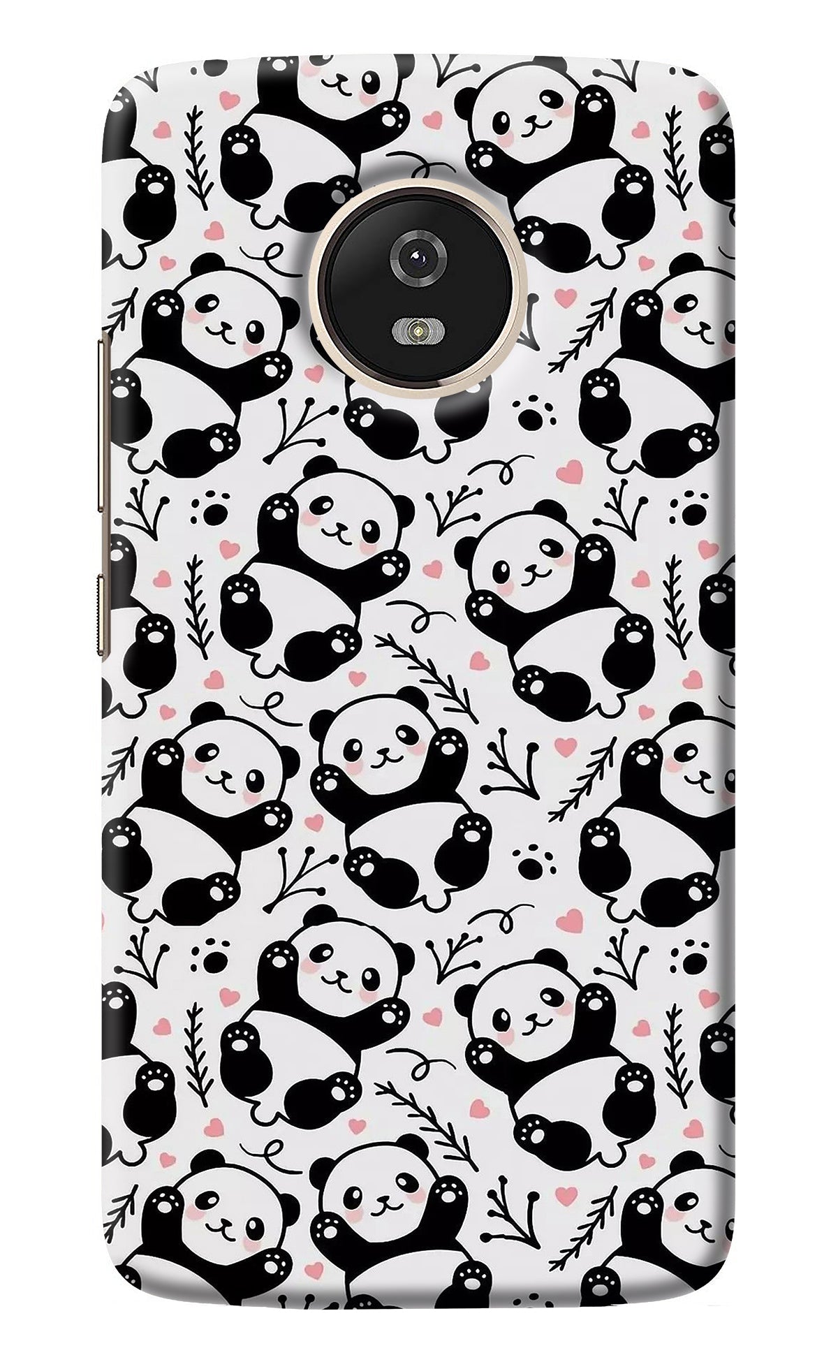 Cute Panda Moto G5 Back Cover