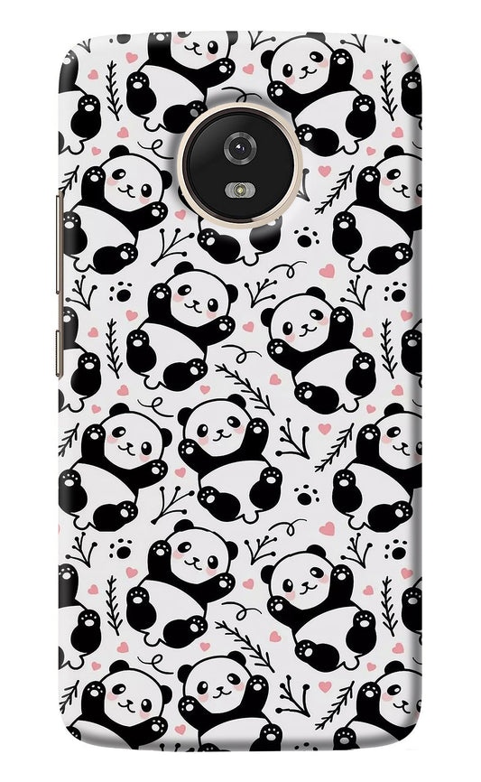 Cute Panda Moto G5 Back Cover