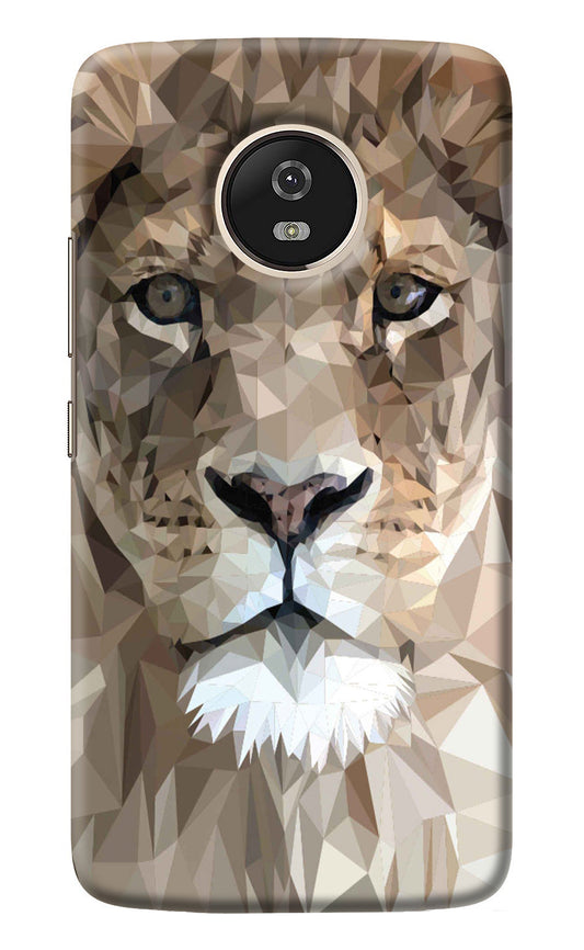 Lion Art Moto G5 Back Cover