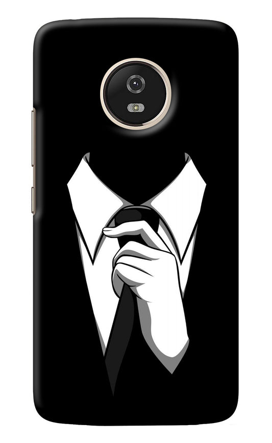 Black Tie Moto G5 Back Cover