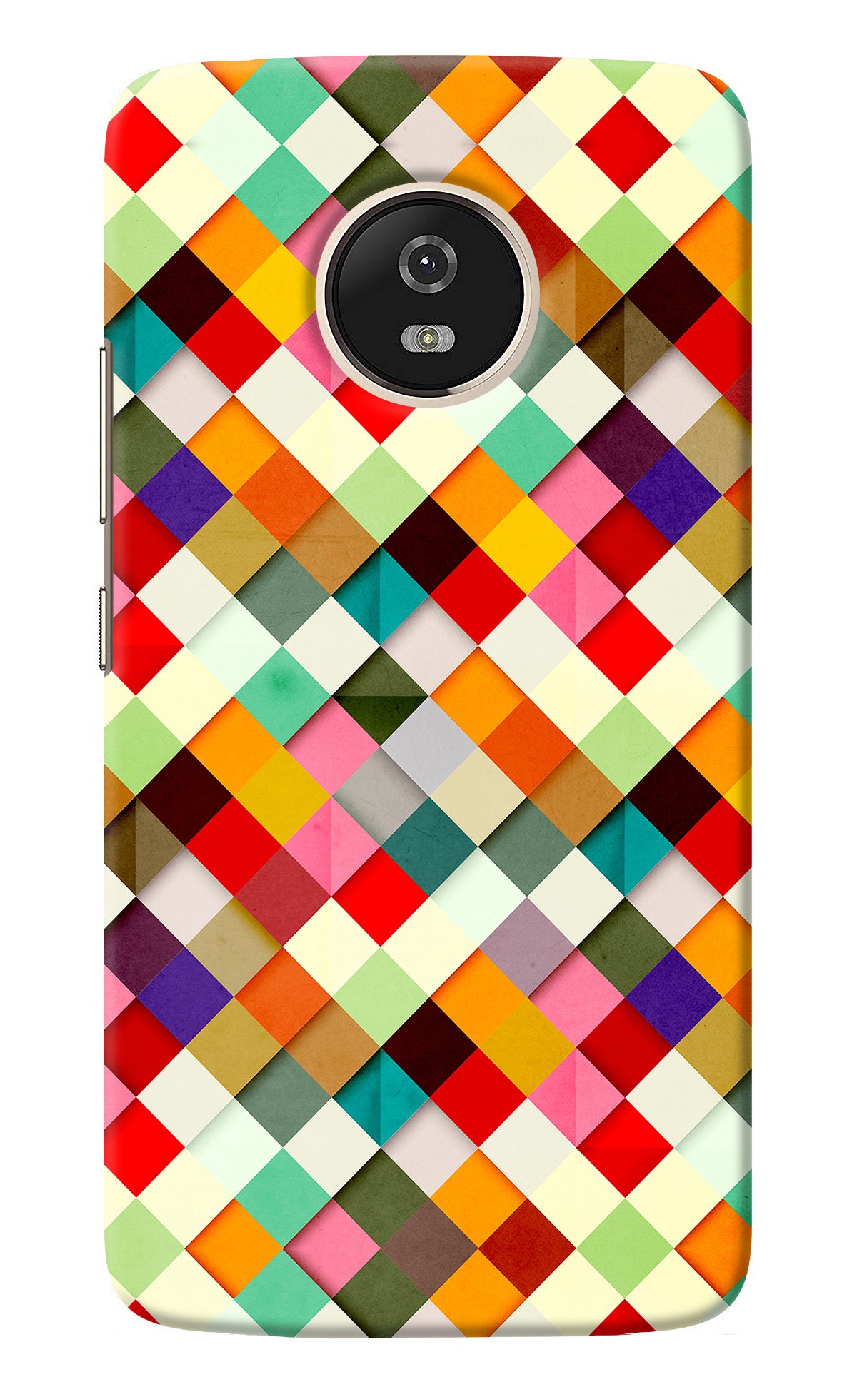 Geometric Abstract Colorful Moto G5 Back Cover