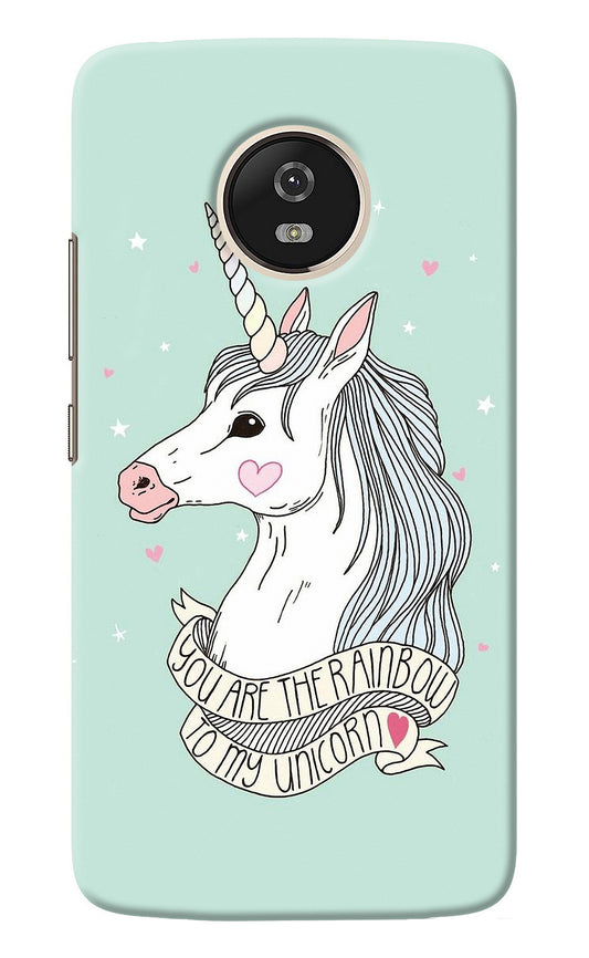 Unicorn Wallpaper Moto G5 Back Cover