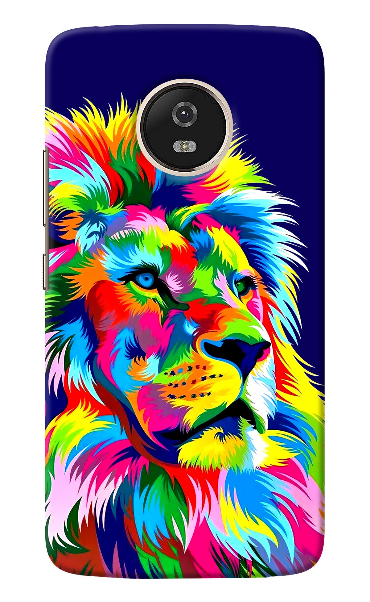 Vector Art Lion Moto G5 Back Cover