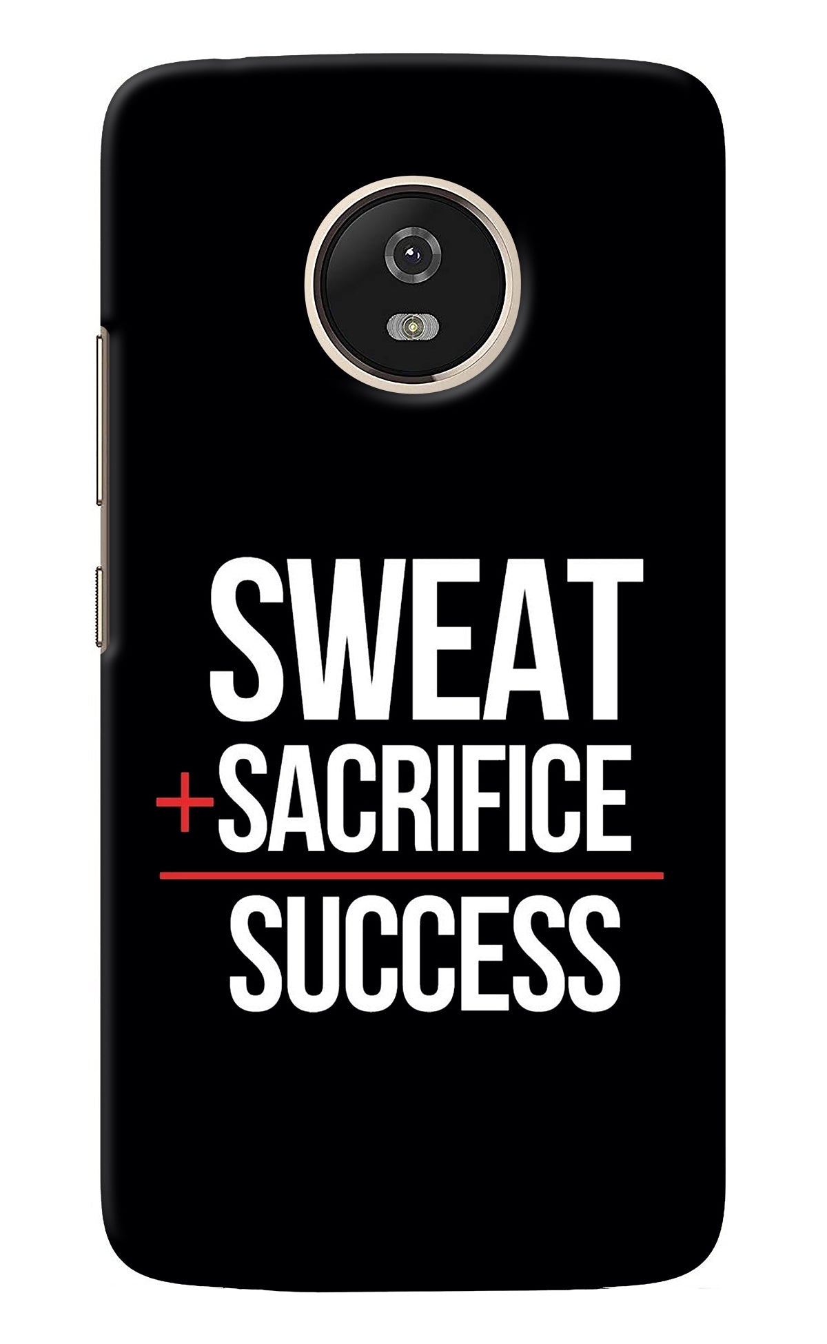 Sweat Sacrifice Success Moto G5 Back Cover