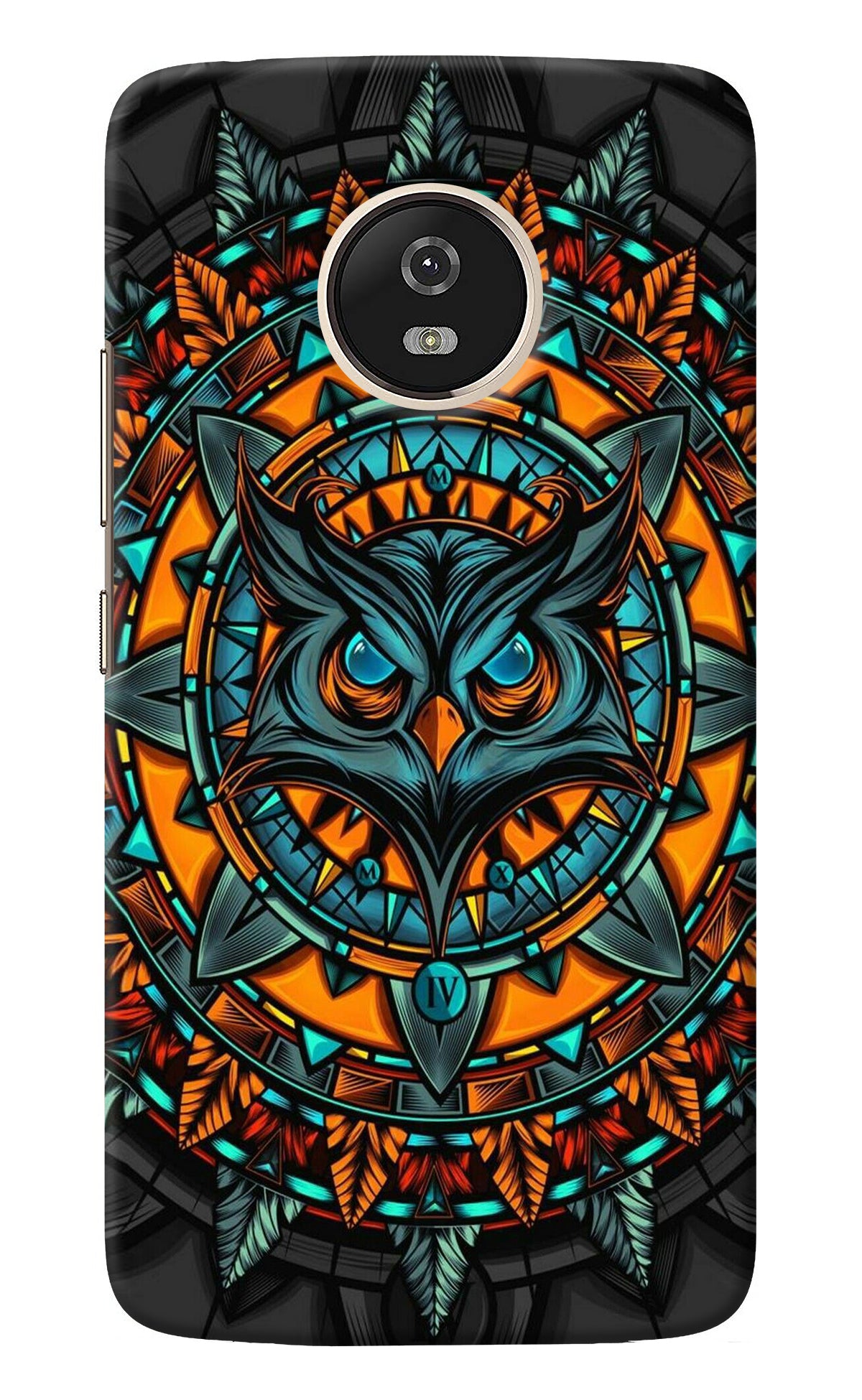 Angry Owl Art Moto G5 Back Cover